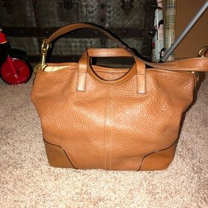 Coach leather tote
